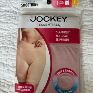 NWT Size Large Jockey Essentials non-compression smoothing Slipshort in Pink